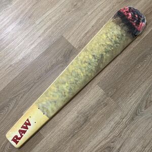 Super rare Raw Rolling Papers Functional Joint Long Board RawCone skateboard